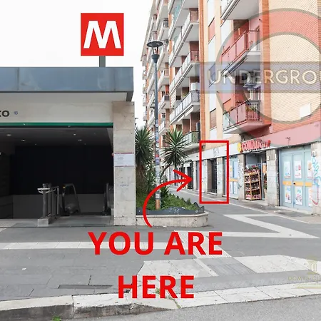 Domvs Clavdia - Metro Station, 8 Min To Center, Roma, 6pax, A-c Apartment Rom